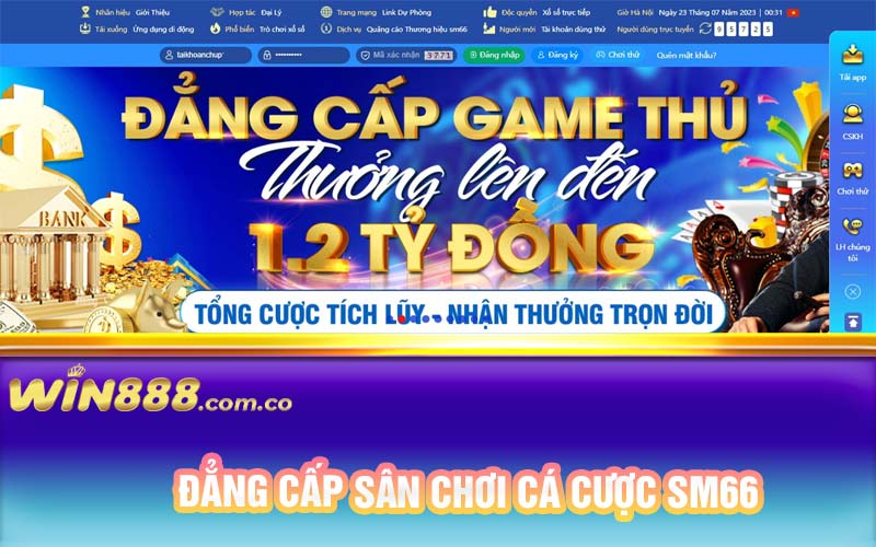 Đẳng cấp sân chơi cá cược SM66