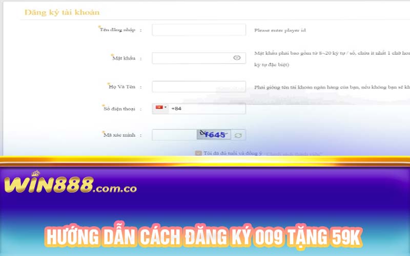 Hướng dẫn cách đăng ký 009 tặng 59k