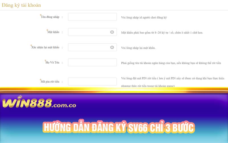 Hướng dẫn đăng ký SV66 chỉ 3 bước