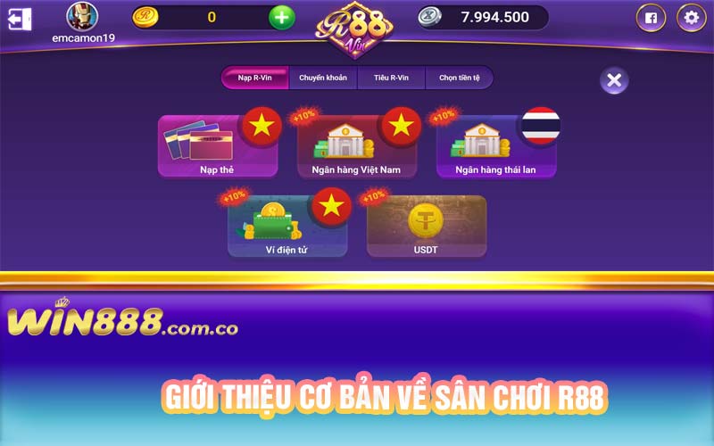 Giới thiệu cơ bản về sân chơi R88